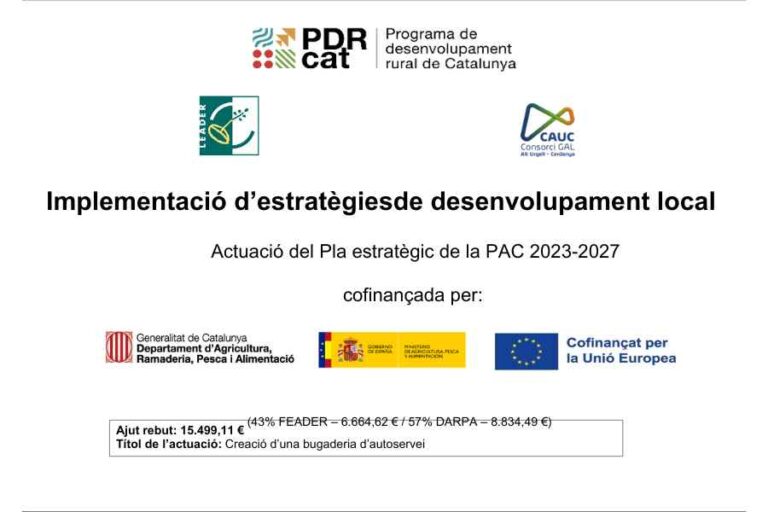 Implementació d’estratègies de desenvolupament local 2025 - SAFAREIG